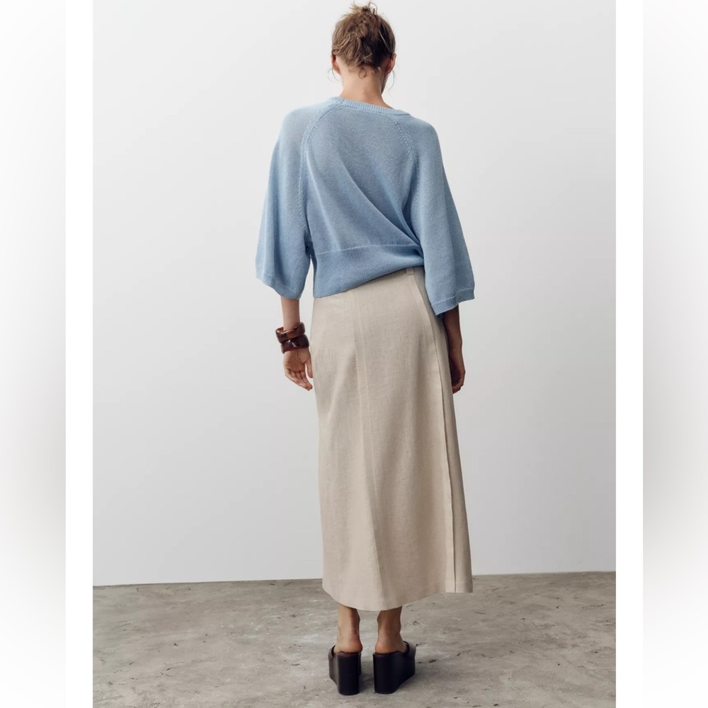 💫 Zara Maxi Skirt with Belt - NEW 💫 - Picture 10 of 14